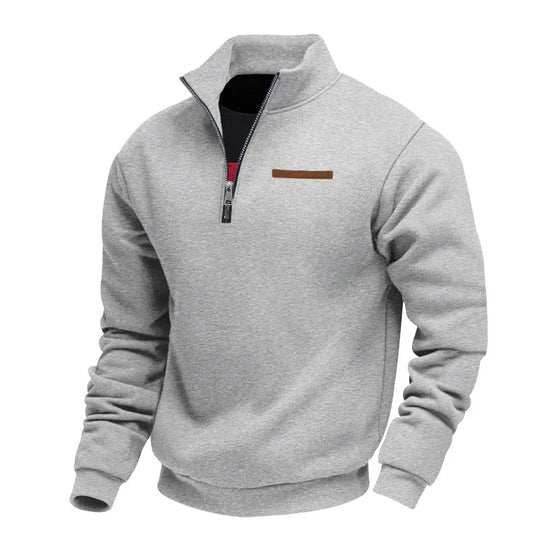 Liam – Mens Fleece Jumper Half Zip Warm Winter Sweatshirt Pullover