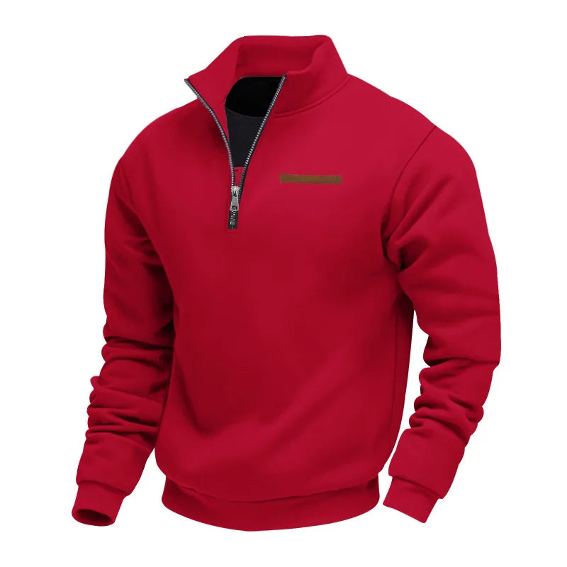Liam – Mens Fleece Jumper Half Zip Warm Winter Sweatshirt Pullover