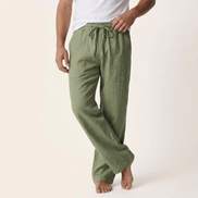 Mens Linen Trousers - Straight Fit Summer Style