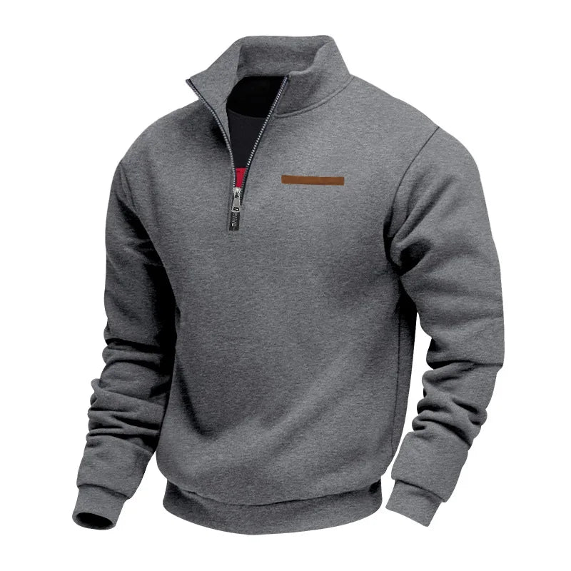 Liam – Mens Fleece Jumper Half Zip Warm Winter Sweatshirt Pullover