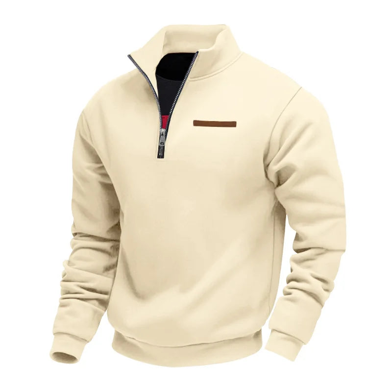 Liam – Mens Fleece Jumper Half Zip Warm Winter Sweatshirt Pullover