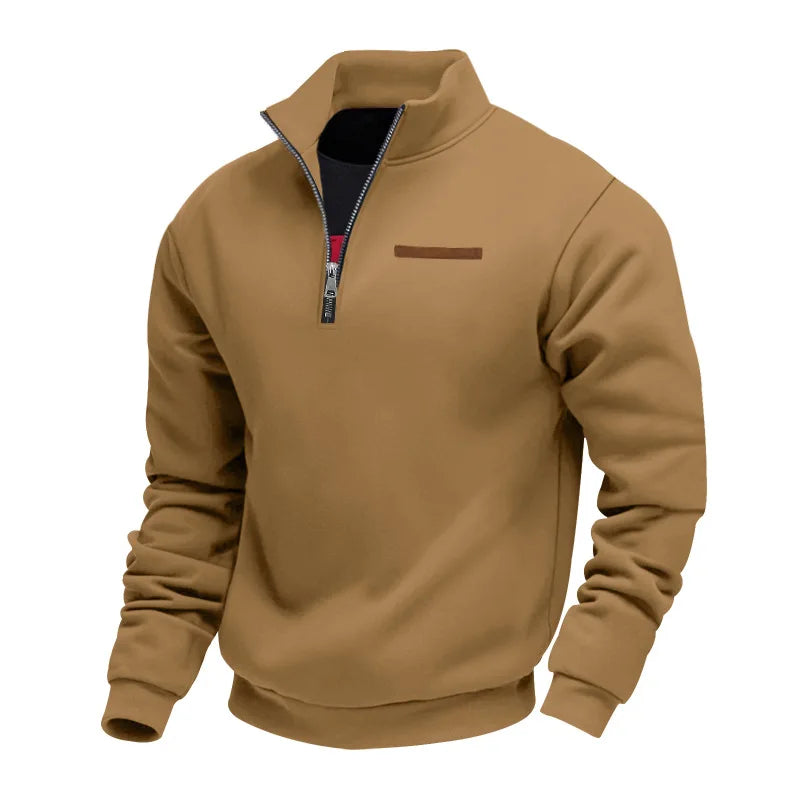 Liam – Mens Fleece Jumper Half Zip Warm Winter Sweatshirt Pullover