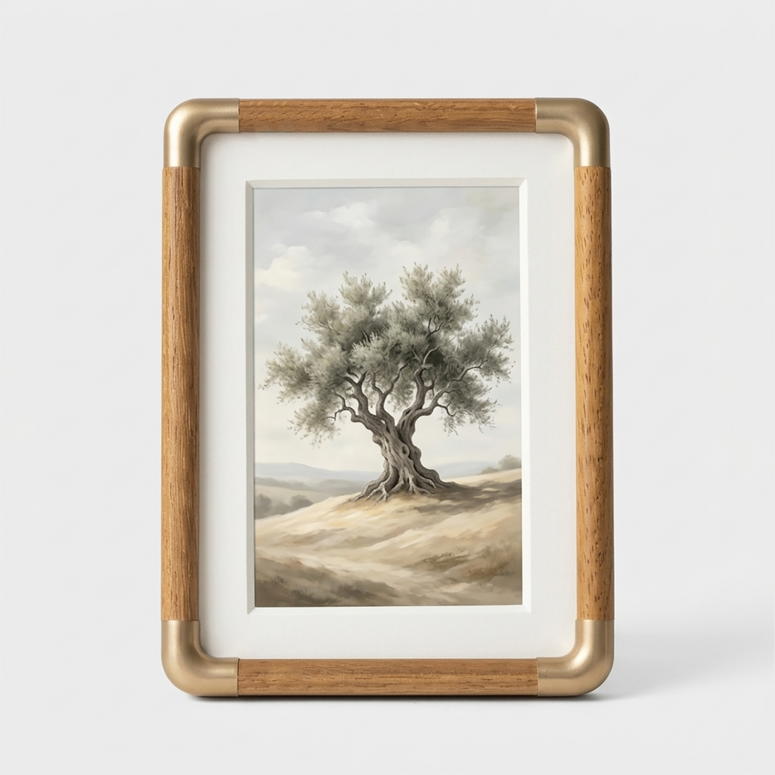 Wood Photo Frame - Warm Timeless Picture Frame
