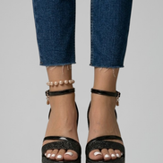 Womens Cushioned Platform Sandals - Contoured Footbed Slip-On