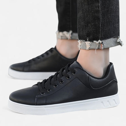 Drew – Mens Lace Up Sneakers Smart Casual Shoes Office Everyday Comfort