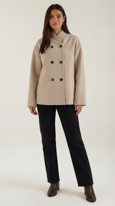 Blake – Oversized Button Down Jacket Women Winter Coat Women Casual Chic