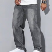 Mens Baggy Jeans - Relaxed Loose Fit Denim