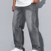 Mens Baggy Jeans - Relaxed Loose Fit Denim