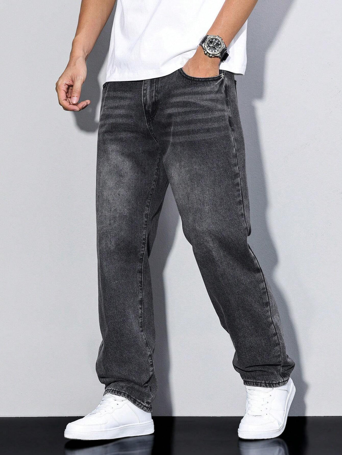 Mens Baggy Jeans - Relaxed Loose Fit Denim