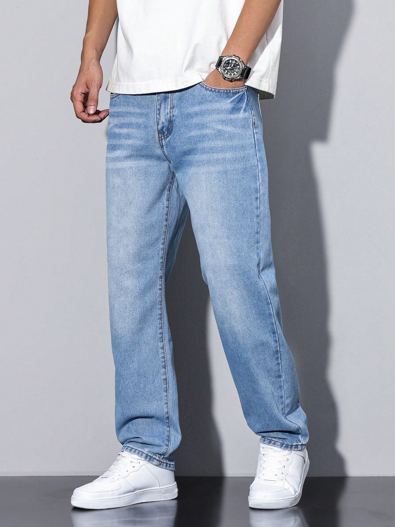 Mens Baggy Jeans - Relaxed Loose Fit Denim