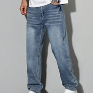 Mens Baggy Jeans - Relaxed Loose Fit Denim