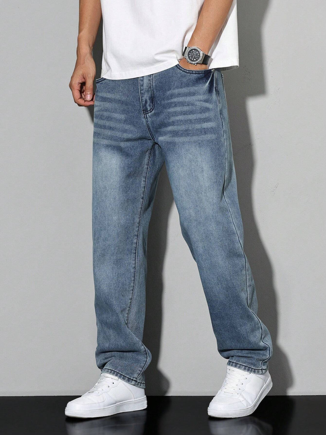 Mens Baggy Jeans - Relaxed Loose Fit Denim