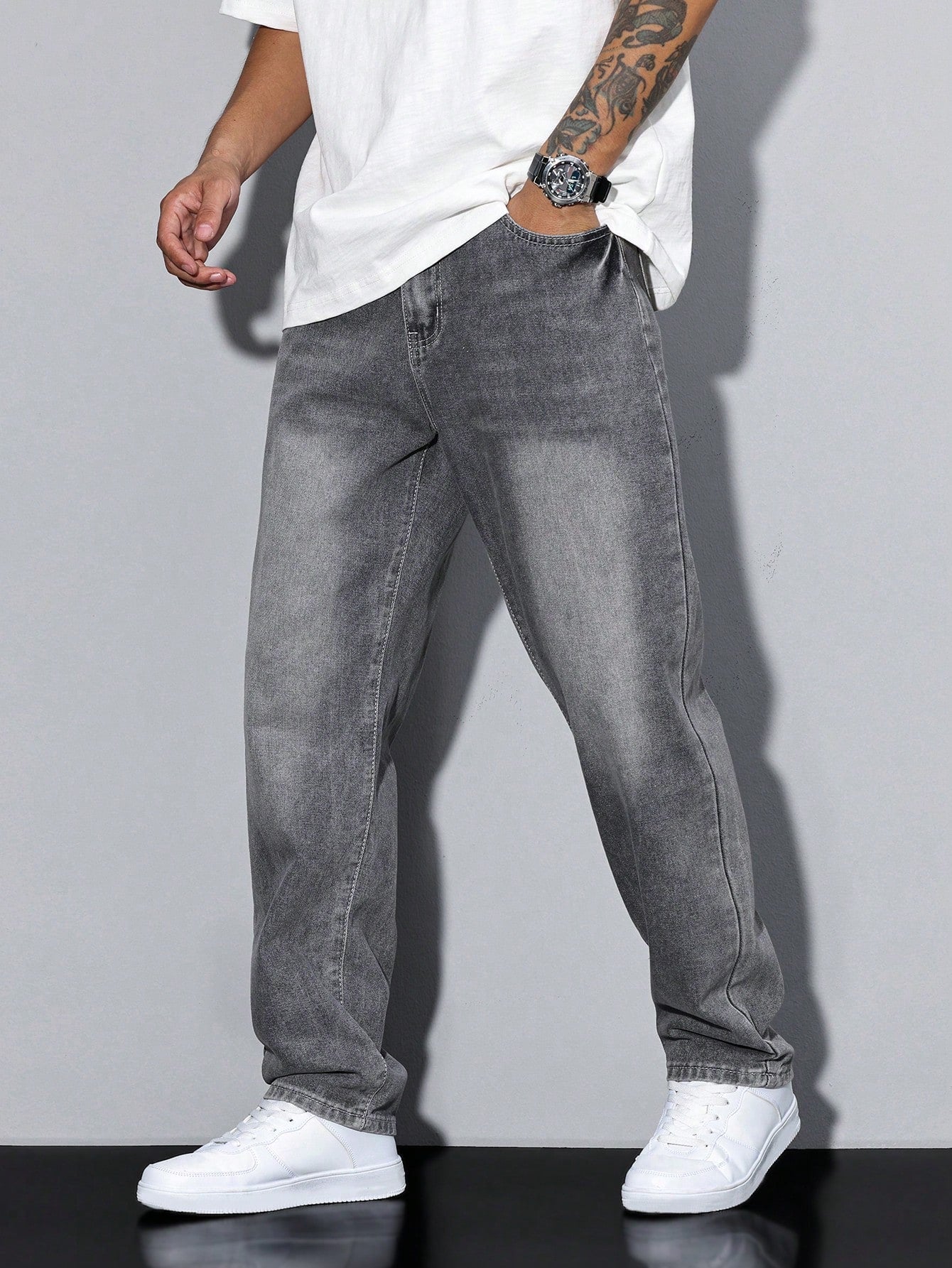 Mens Baggy Jeans - Relaxed Loose Fit Denim
