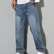 Mens Baggy Jeans - Relaxed Loose Fit Denim