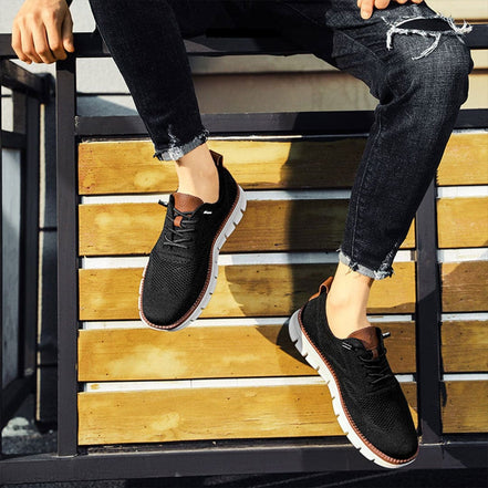 Reid – Mens Casual Shoes Comfortable Everyday Sneakers Stylish Leather Look