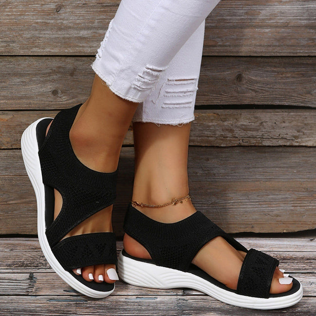 Womens Cushioned Sandals - Adjustable Straps Everyday Style