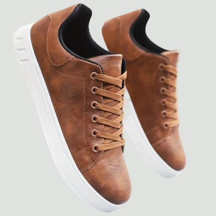 Drew – Mens Lace Up Sneakers Smart Casual Shoes Office Everyday Comfort