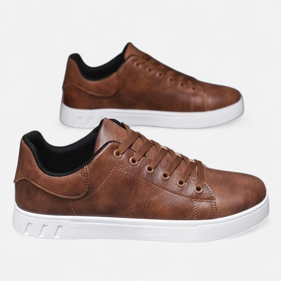 Drew – Mens Lace Up Sneakers Smart Casual Shoes Office Everyday Comfort