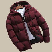 Hudson – Mens Puffer Jacket Waterproof Winter Coat Hooded Warm Windproof