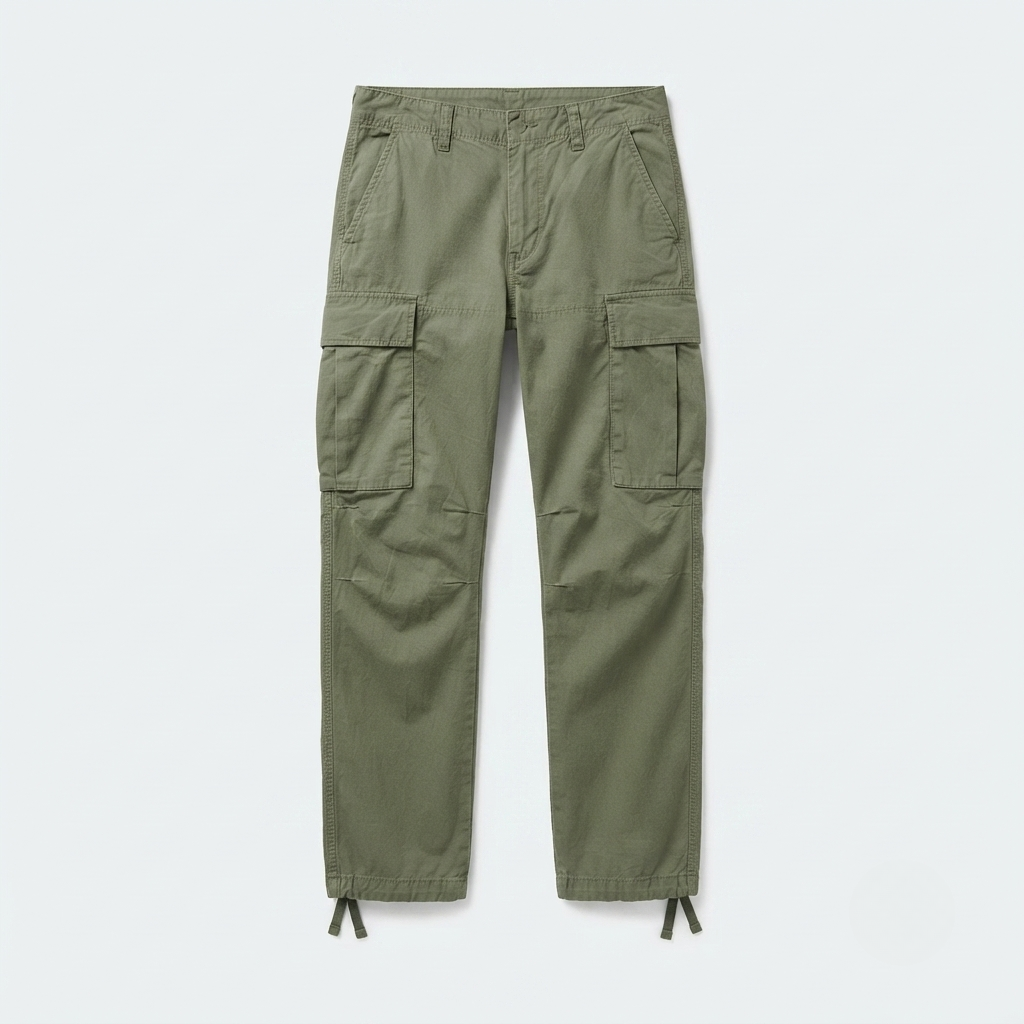 Mens Straight Leg Cargo Pants - Relaxed Streetwear Style