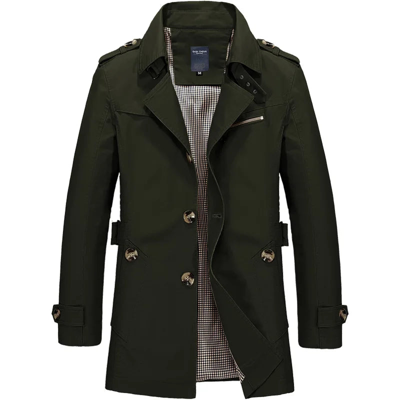 Mens Classic Trench Coat – Refined Everyday Smart Style