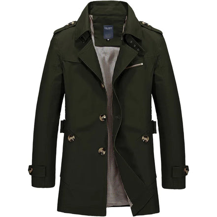 Mens Classic Trench Coat – Refined Everyday Smart Style