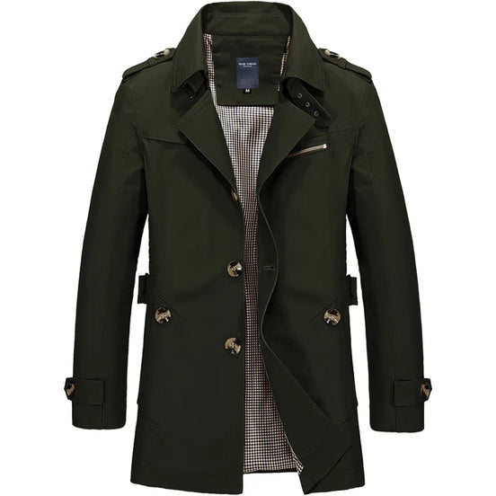 Mens Classic Trench Coat – Refined Everyday Smart Style