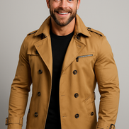Mens Classic Trench Coat – Refined Everyday Smart Style