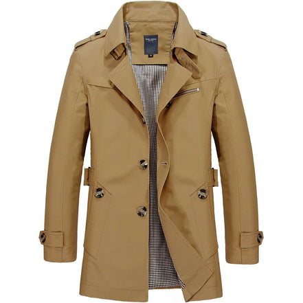 Mens Classic Trench Coat – Refined Everyday Smart Style