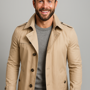 Mens Classic Trench Coat – Refined Everyday Smart Style