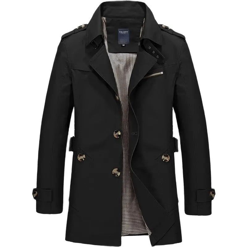 Mens Classic Trench Coat – Refined Everyday Smart Style