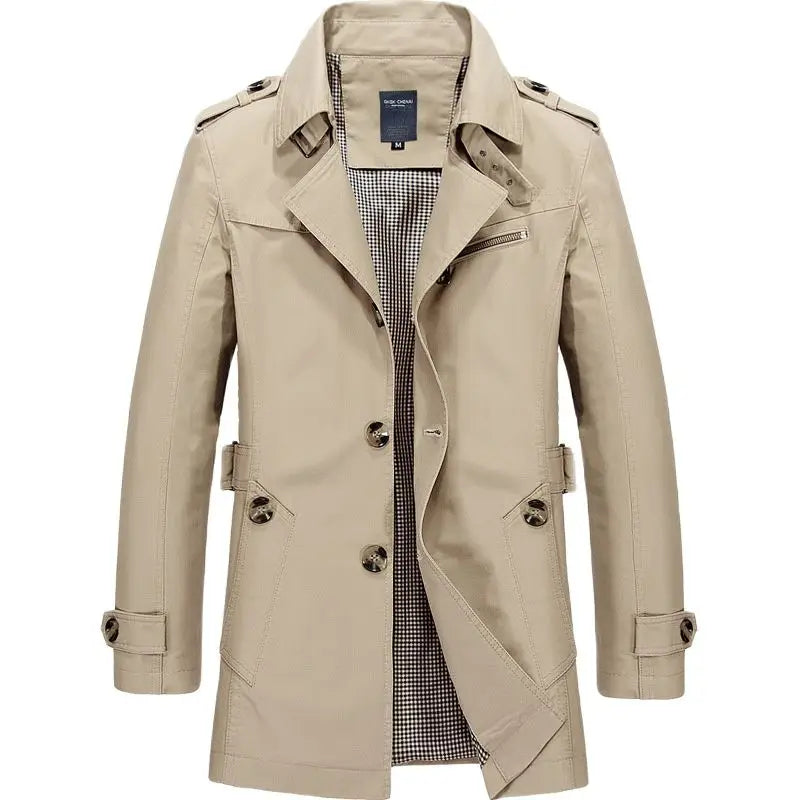 Mens Classic Trench Coat – Refined Everyday Smart Style