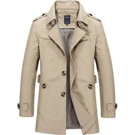 Mens Classic Trench Coat – Refined Everyday Smart Style