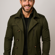 Mens Classic Trench Coat – Refined Everyday Smart Style