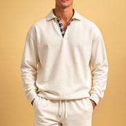 Mens Knit Polo - Relaxed Casual Style