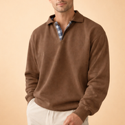 Mens Knit Polo - Relaxed Casual Style