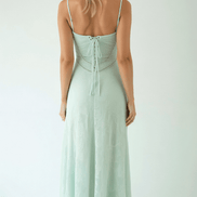 Womens Lace Style Maxi Dress – Elegant Occasion Statement Look