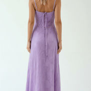 Womens Lace Style Maxi Dress – Elegant Occasion Statement Look