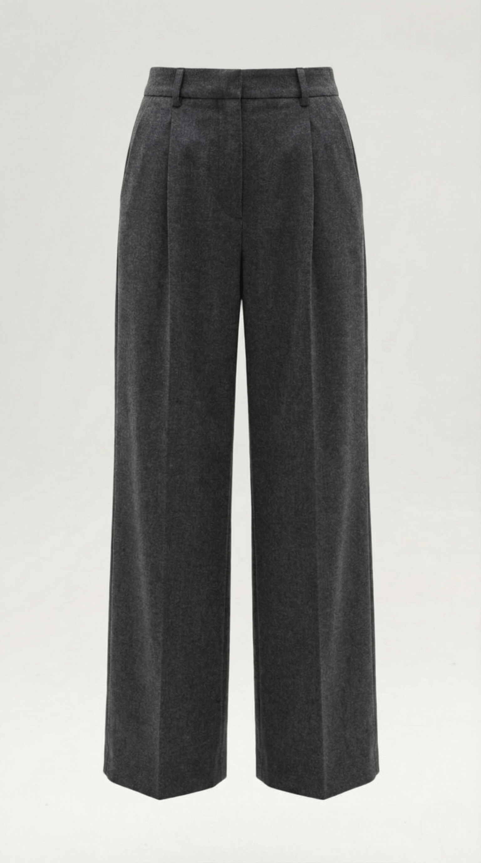 Womens Straight Leg Trousers – Relaxed Pleated Everyday Style