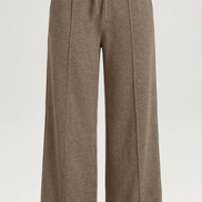 Womens Wide Leg Trousers – High-Rise Drawstring Fit