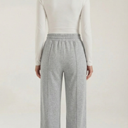 Womens Wide Leg Trousers – High-Rise Drawstring Fit