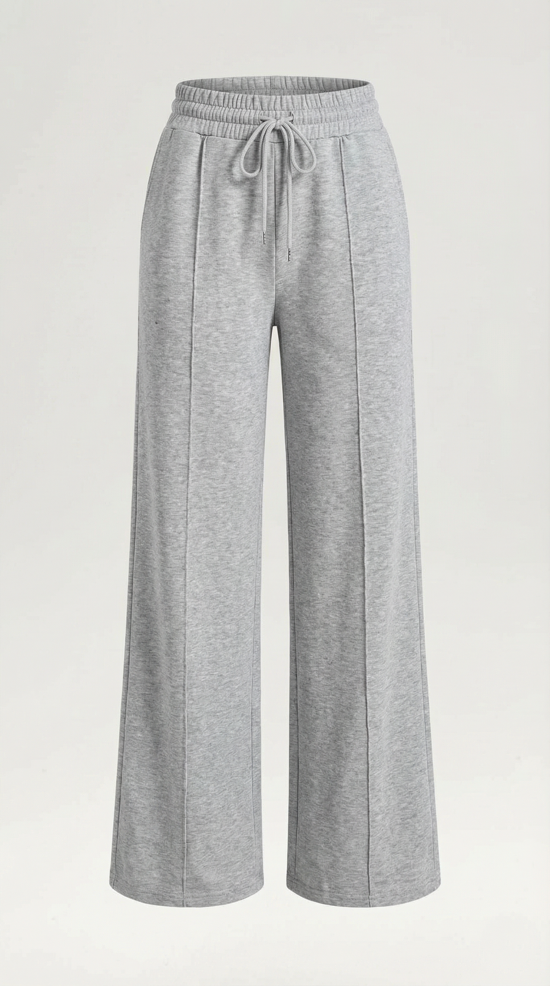 Womens Wide Leg Trousers – High-Rise Drawstring Fit