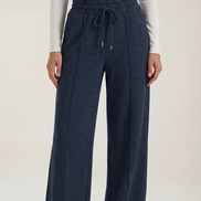 Womens Wide Leg Trousers – High-Rise Drawstring Fit