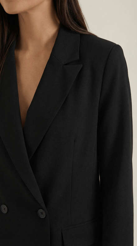 Womens Longline Blazer – Tailored Structured Everyday Style
