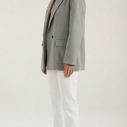Womens Longline Blazer – Tailored Structured Everyday Style