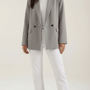 Womens Longline Blazer – Tailored Structured Everyday Style