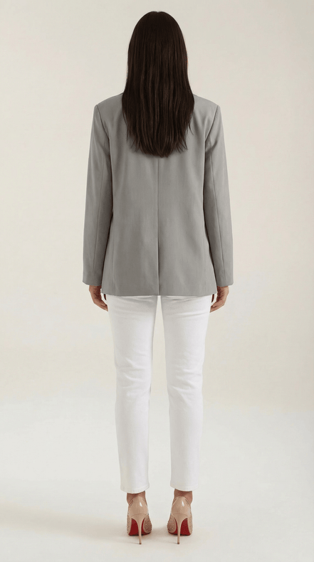 Womens Longline Blazer – Tailored Structured Everyday Style