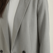 Womens Longline Blazer – Tailored Structured Everyday Style
