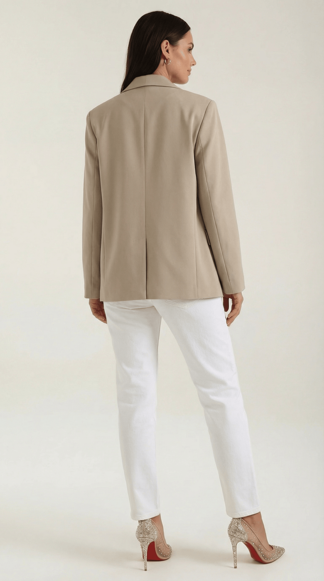 Womens Longline Blazer – Tailored Structured Everyday Style