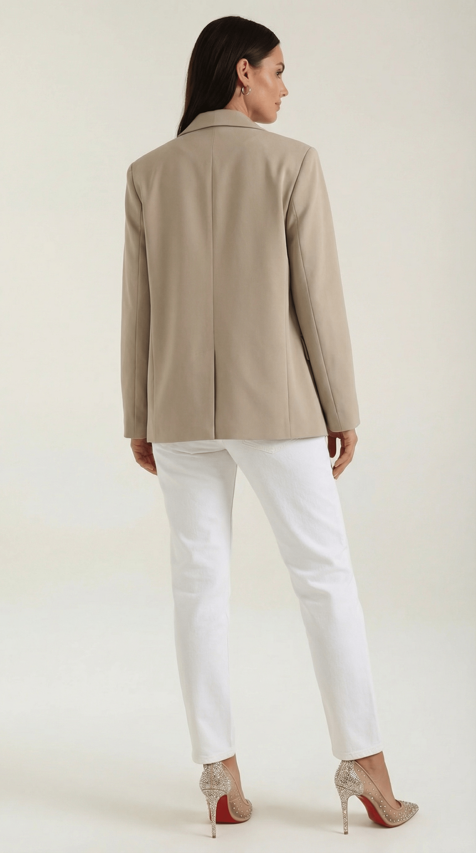 Womens Longline Blazer – Tailored Structured Everyday Style